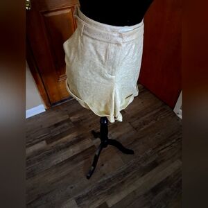 Forever 21 Shimmering Gold High Waist Shorts